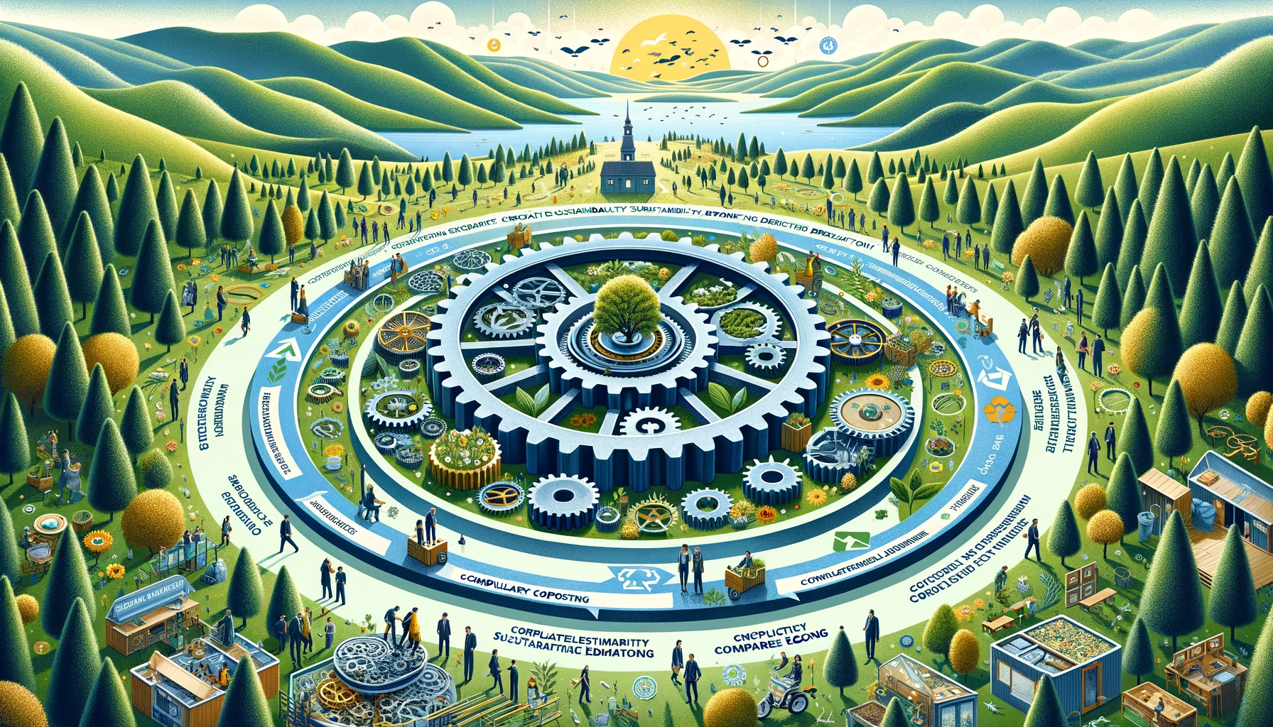 the levers and or elements that will change the landscape for the circular economy in 2024